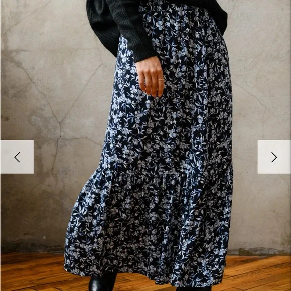 ABLE Catherine Maxi Flouce Skirt - Picture 2 of 9
